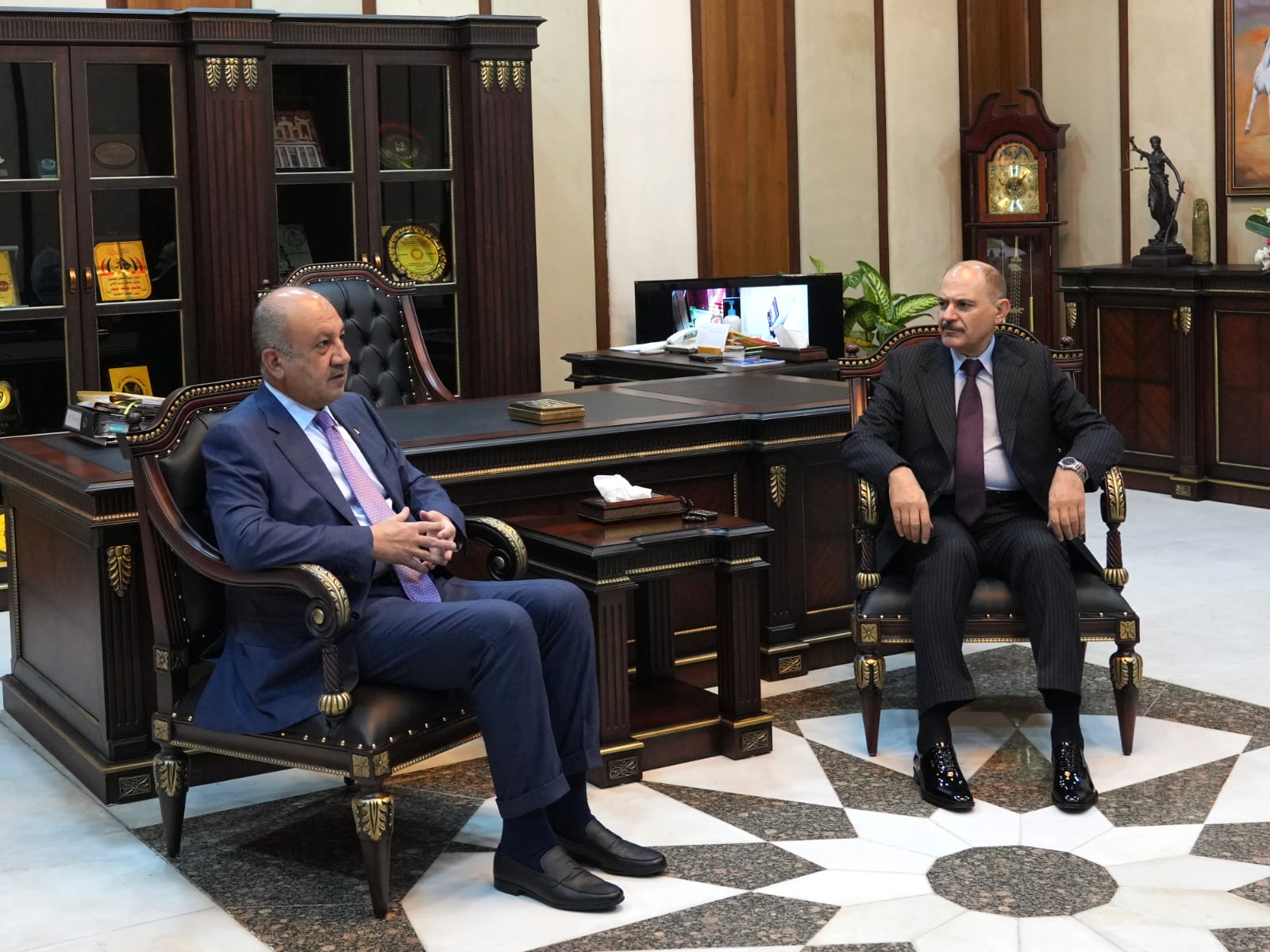 President of the Federal Supreme Court receives the Minister of Defense